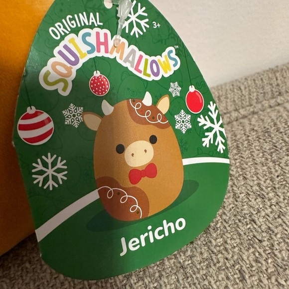 NWT 5” JERICHO COW SQUISHMALLOW CHRISTMAS - Picture 2 of 4